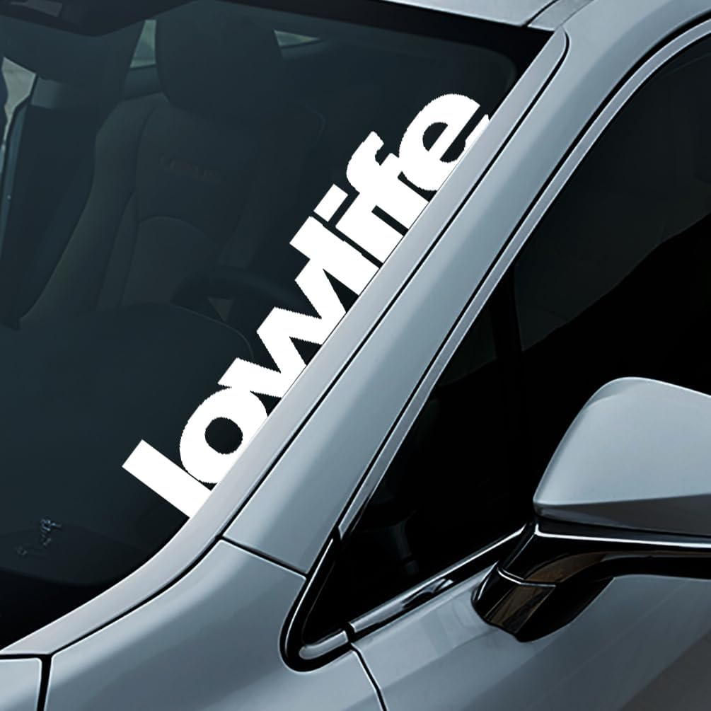 XTRAYXRAY Low Life Windshield Banner Sticker Car Decal Window Bumper Decal Sticker Suitable for Cars, Trucks image number 2