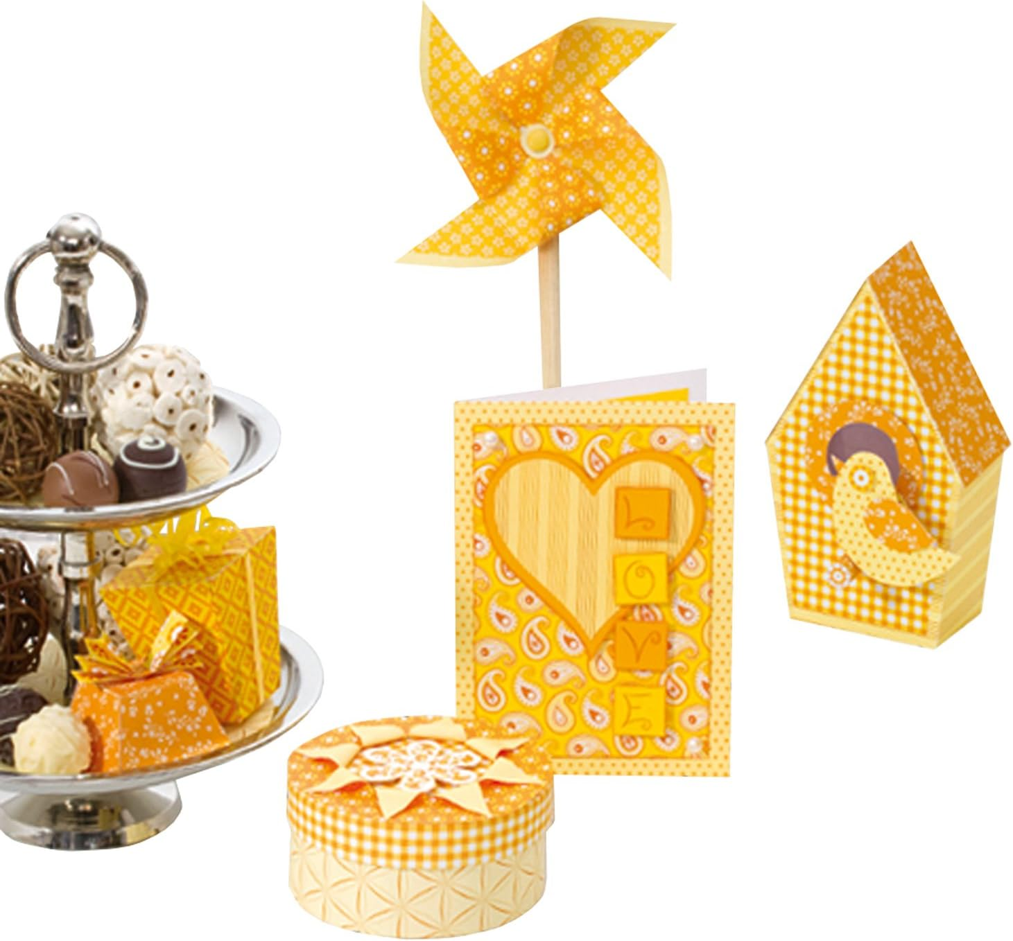 Folia Basics 46149 Motif Pad 24 X 34 Cm, 30 Sheets, 10 X Motif Cardboard, 10 X Motif Paper, 10 X Coloured Paper, for Various Crafts - Blue image number 3