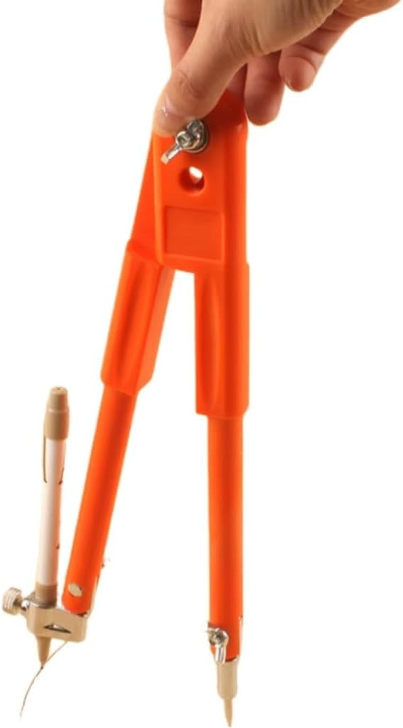 Compass, Portable and Lightweight with Adjustable Radius Compass Geometry Tool Protractor for Compass Drawing Tool Compass for Geometry, Compass with Pencil, Compass Drawing Tool image number 2