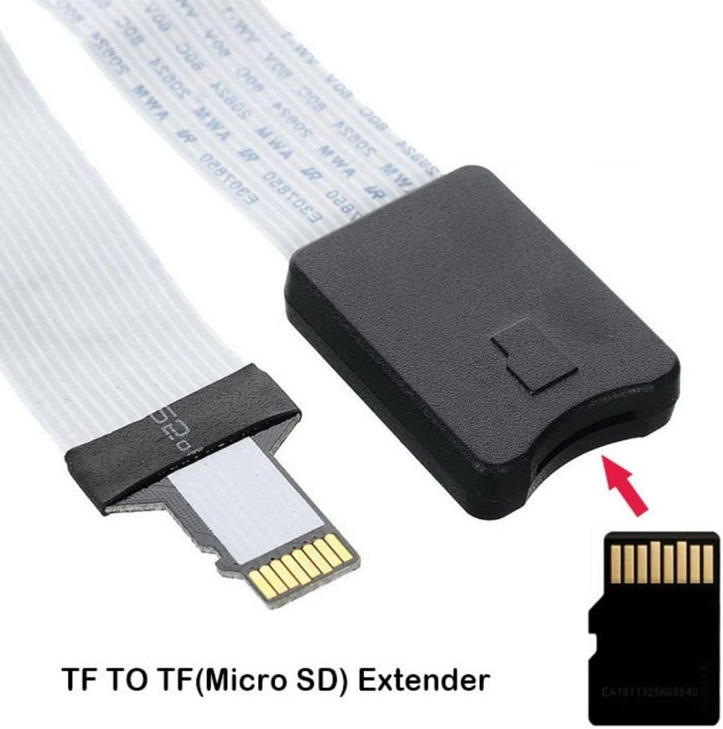Chenyang Micro SD to Micro SD TF Card Male to Female Soft Flat FPC Extension Cable Adapter for 3D Printer/Model 3D Printer/Gps/Raspberry Pi image number 4