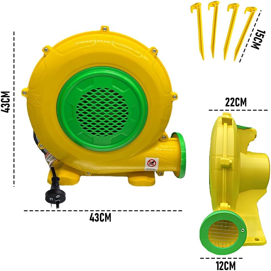 ALPEN OUTDOOR 680W Electric Air Pump Blower Fan, Inflatable Bouncer Blower, for Inflatables Bathtub Inflatable Castle Jumping House Movie Screen, AU Plug image number 6