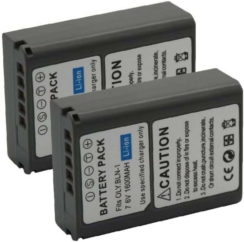 BLN-1 (1600Ma) Camera Battery Multifunctional Charger Set (Including Two Batteries) Compatible with Sony/Canon/Nikon/Fujifilm/Panasonic/Olympus/Pentax Camera image number 2