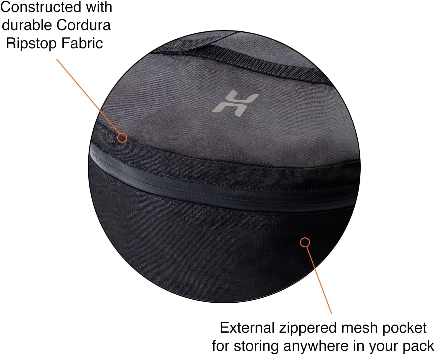 Hillsound Packstack Pro Storage Cubes, Waterproof Packing Cubes for Backpacking & Camping Space-Saving Modular Backpack Organizers image number 6