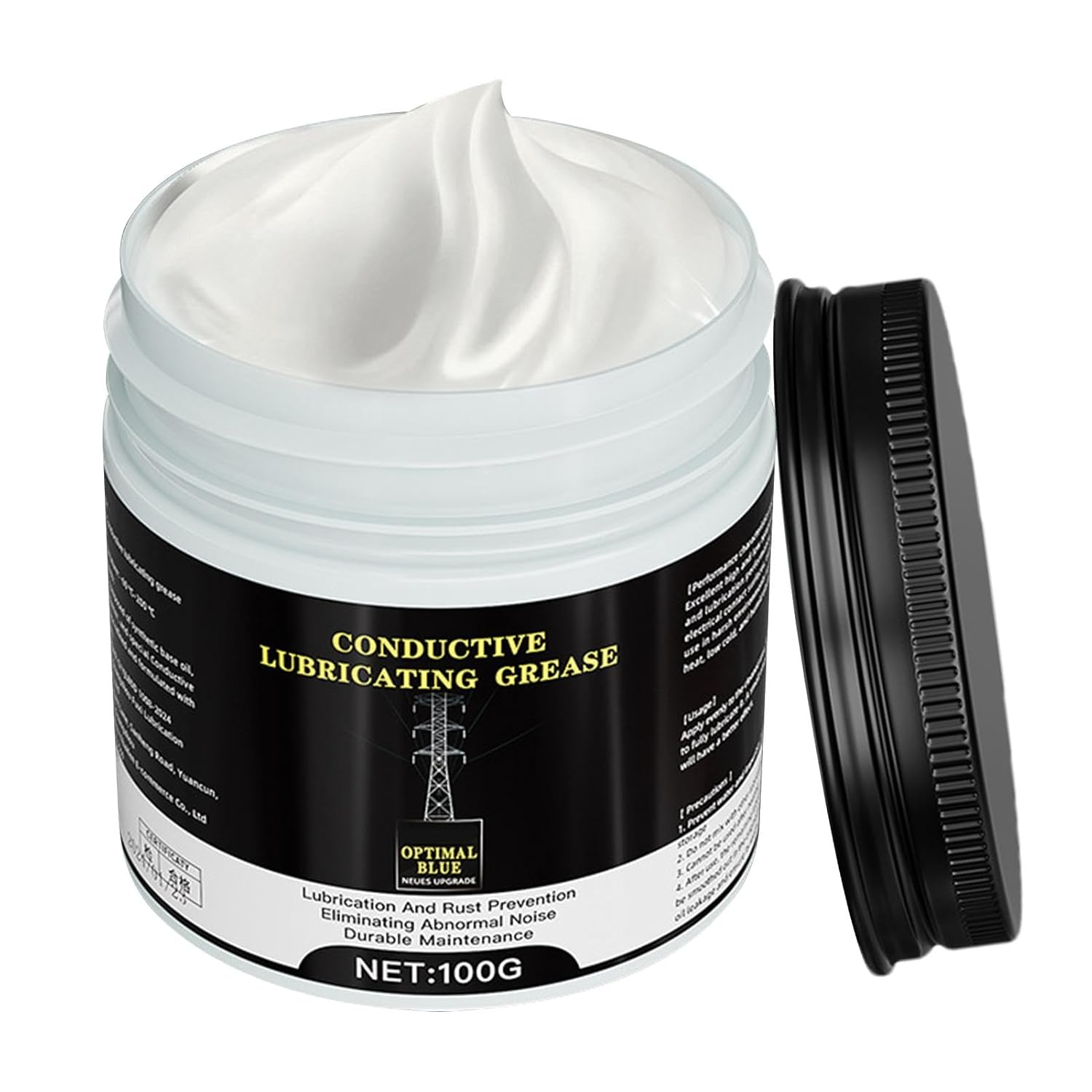 Copper Grease,High Temperature Car Conductive Lubricant 100G - Copper Cream Automotive Compound Grease for Electrical Connections image number 5