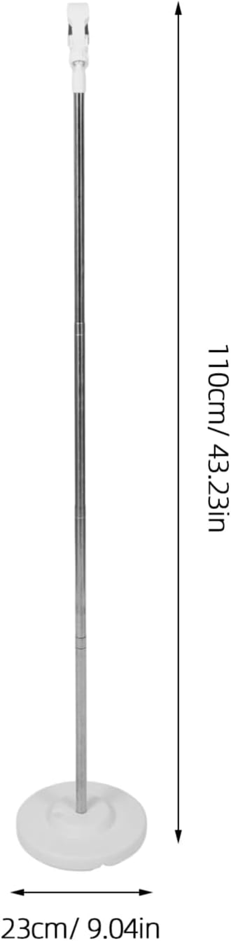 VANZACK Dog Hair Dryer Stand Adjustable Height Hands Pet Grooming Holder Sturdy Design Convenient Floor Rack for Dogs and Cats