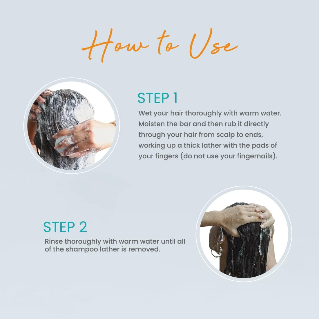 Earth Rhythm Murumuru Butter Shampoo Bar with Vitamin E for Men & Women | Conditions Dry, Frizzy, Curly or Wavy Hair | Softens & Maintains Growth | Sulphate & Paraben Free - 80 Gm (Tin) image number 4