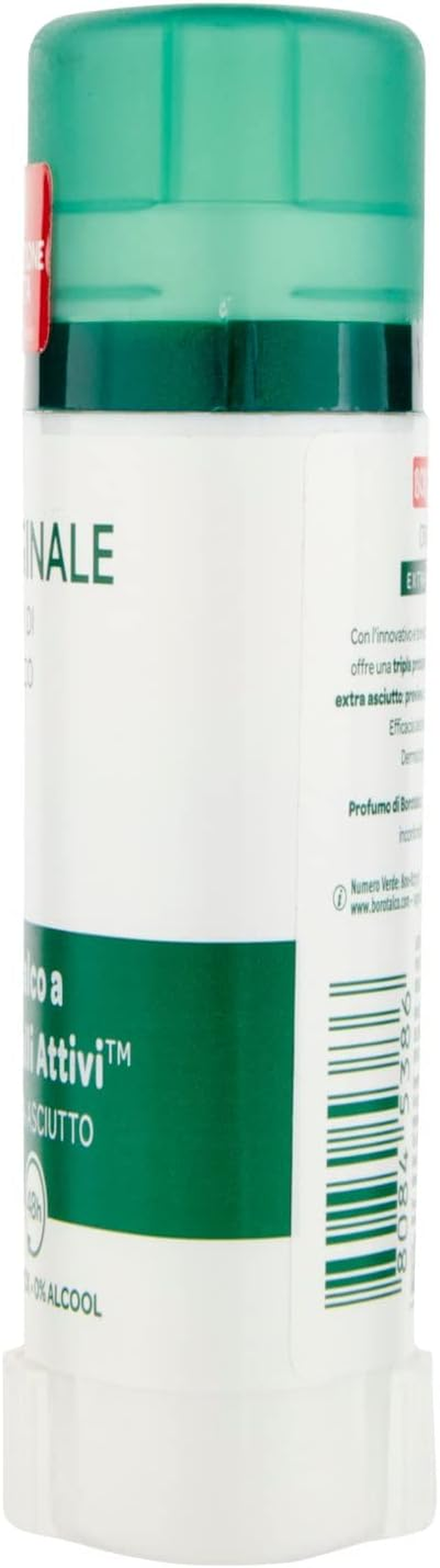 Borotalco, Original Deodorant Stick, Alcohol-Free Formula and Aluminium Salts with Active Crystal Talc, Triple Dry Protection, Talcum Scent, 40 Ml image number 2