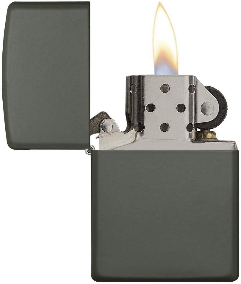 Zippo 221 Classic Matte Green Lighter, Green image number 1