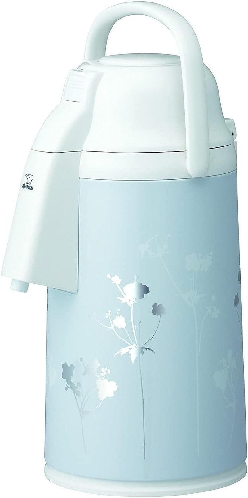 Zojirushi Glass-Liner Air Pot Beverage Dispenser with Swivel Base, 3.0 L, Camellia, VRKE-30N FC, Made in Japan image number 6