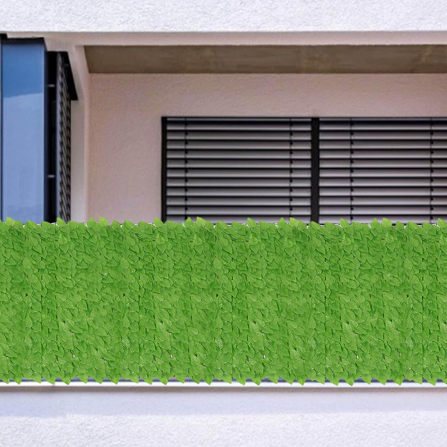 Leaves Garden Fence Screening | Artificial Hedge Roll Screening | Fence Grass Backdrop Wall, Outdoor Indoor Home Balcony Landscaping Wall Decoration, Trellis Leaves Panel, 0.5Mx2M/19.6X78.7In image number 6