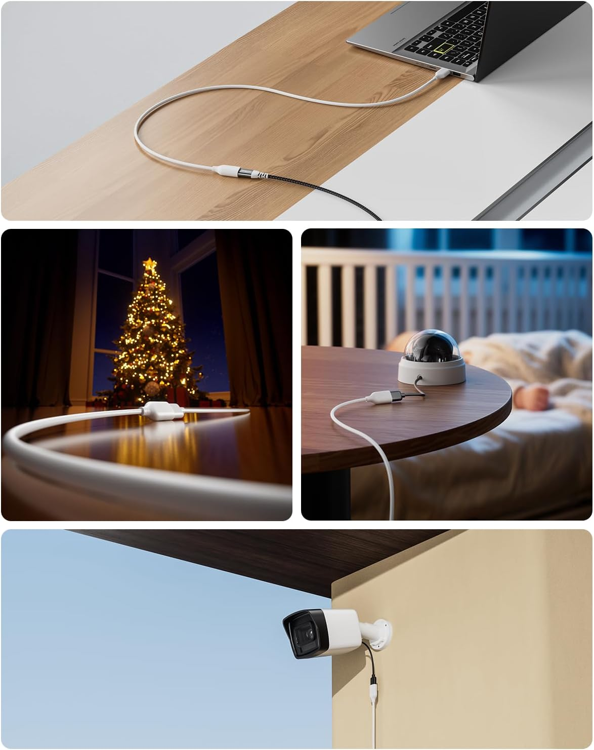 Fasgear [1.8M] USB 2.0 Extension Cable - Type a Male to Female USB Extender Cord for Printer, Xbox Kinect, Playstation, Camera, Webcam, USB Headset, Security Camera (6Ft, Black) image number 4