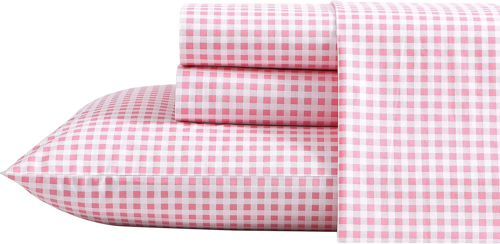 Poppy & Fritz - Twin Sheets, Cotton Percale Bedding Set, Crisp & Cool, Ideal Bedding Set (Goldfish, Twin)