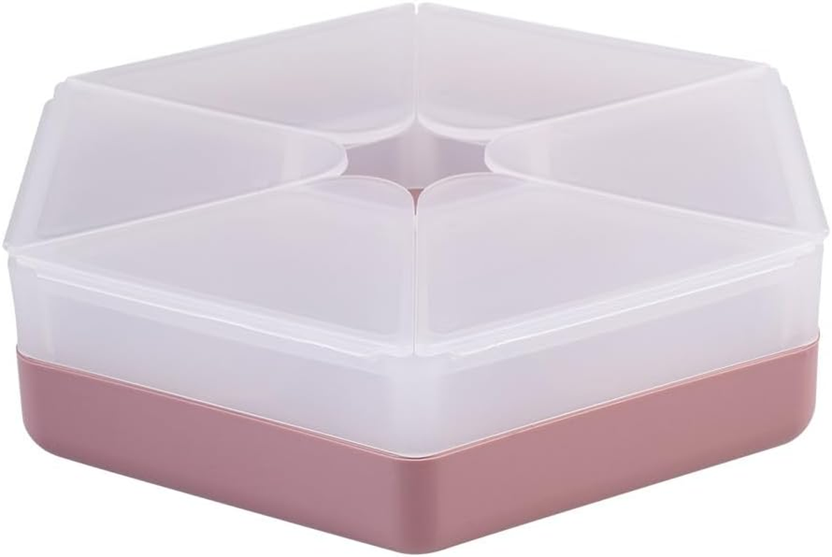 Melii Luxe Hexagon Snackle Box - Pink image number 1