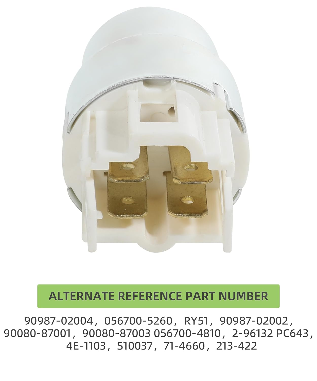 Zlirfy 4Pin Car Relay, 12V 22A 2 to 4 Switch, Manual, Automotive Accessory Relay, Replace 90987-02004, 056700-5260, 90987-02002, 90080-87001, 90080-87003