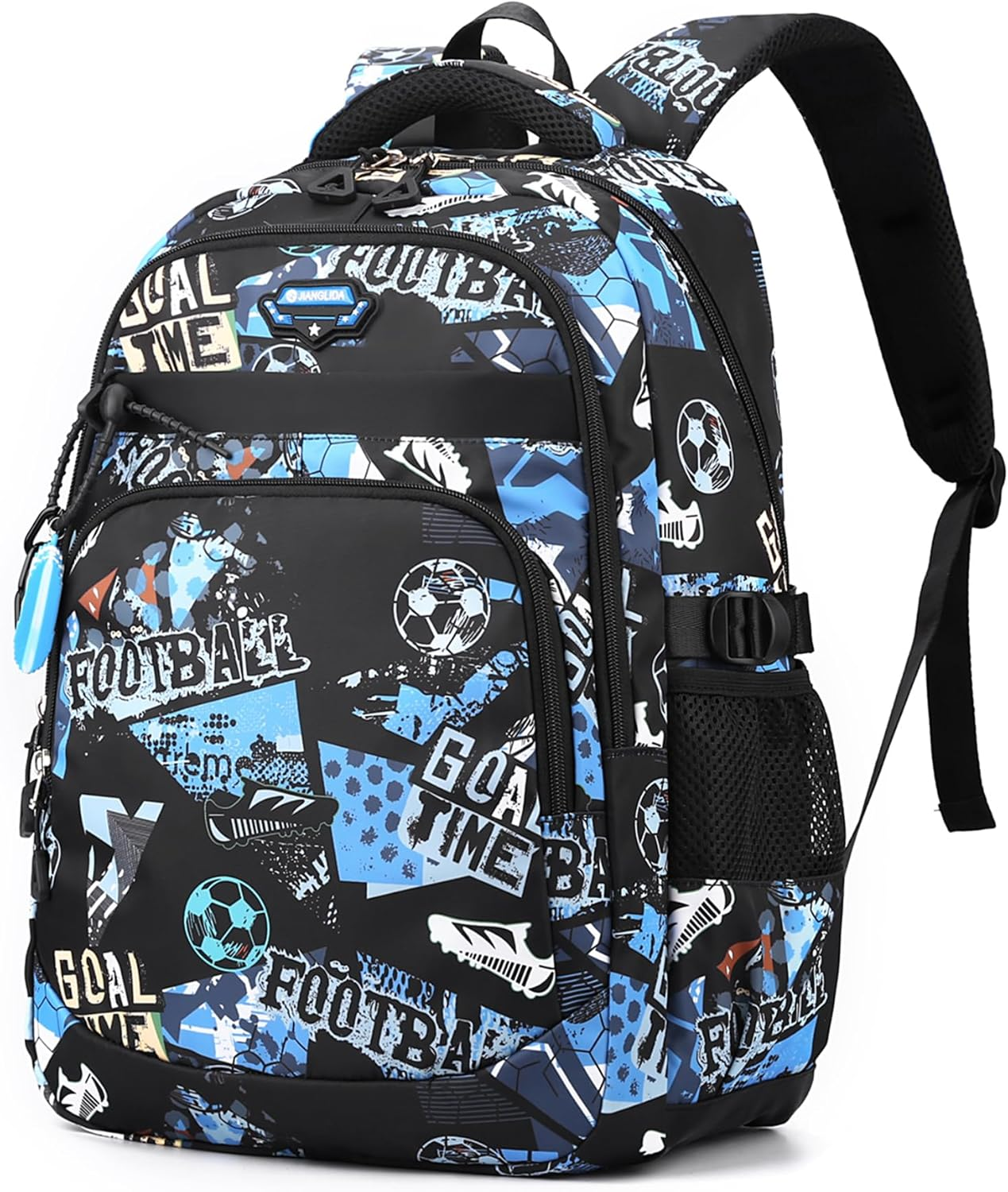 Camo or Football Print Boys School Bags Backpack Travel Backpack Daypacks