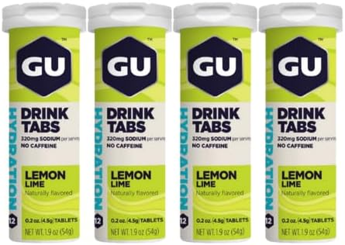 GU Energy Hydration Drink Tabs Lemon Lime (Pack of 4) image number 2