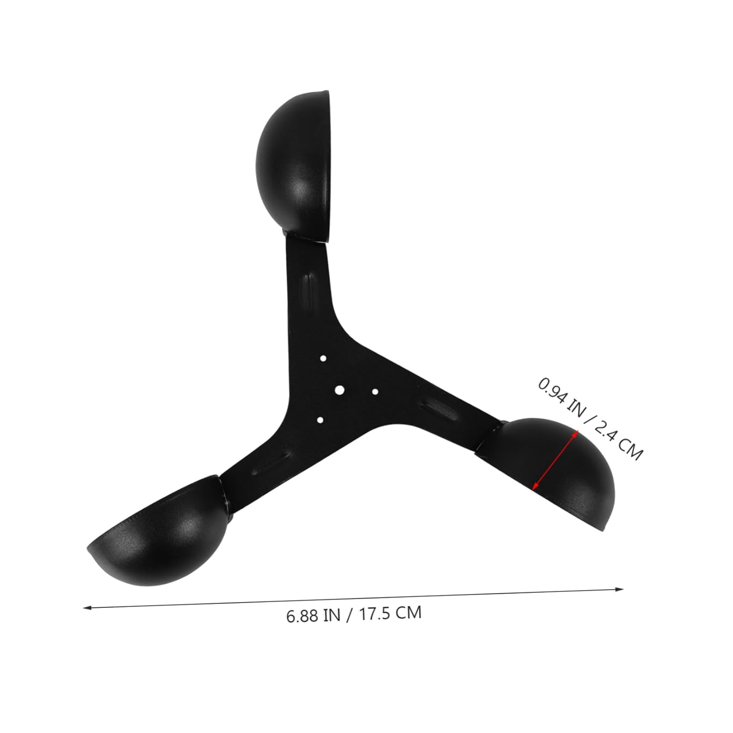 GALPADA Professional Anemometer Wind Speed Sensor Replacement Aluminum Alloy Wind Gauge Tool for Agricultural and Direction Measurement Wear-Resistant Measurement Cup image number 5