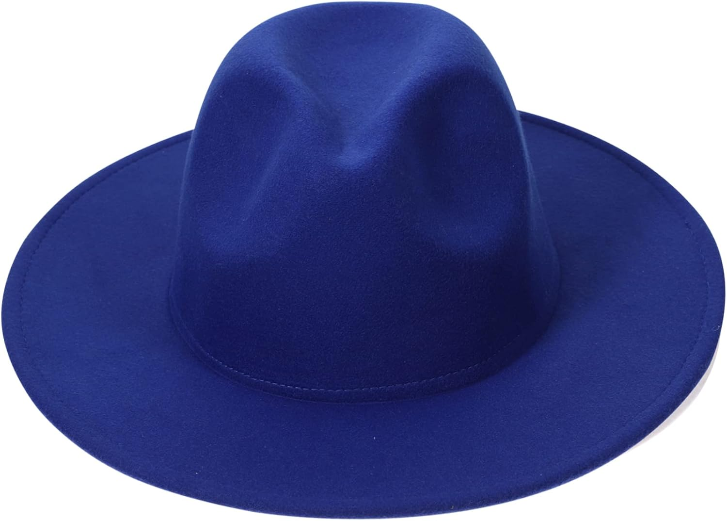 LIFKOME Fedora Outdoor Hats Top Hats for Men Hats Wide Brim Hat for Man Vintage Hats Flat Top Hat Wide Jazz Hat Costume Tops Hat Sombrero Hats for Women Classic Jazz Hat Woolen