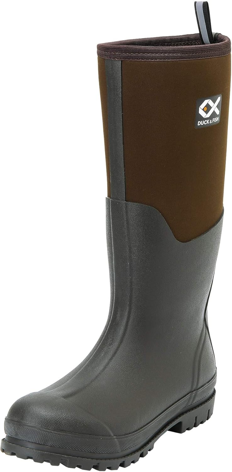Duck and Fish 16" Fishing Hunting Neoprene Rubber Molded Outsole Knee Boot