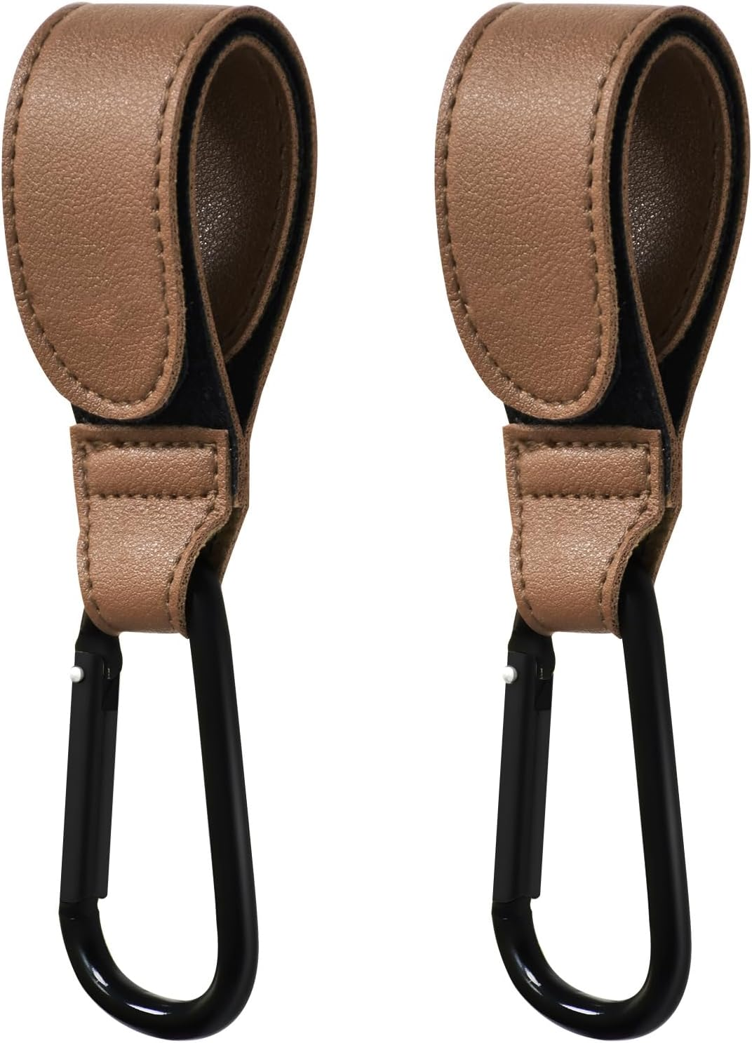 Stroller Hook, 2PCS Portable Stroller Hooks for Hanging, Multipurpose Organizer Hook Clip for Bugaboo,Strollers, Wheelchairs,Walkers(Black)