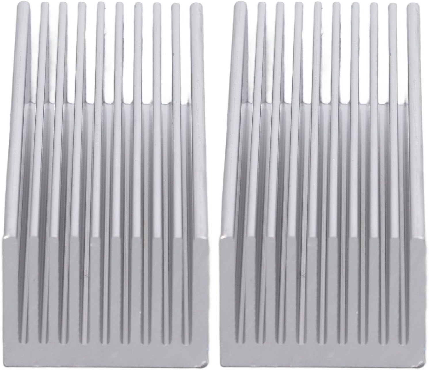 Cooling Fins, Corrosion Resistant Aluminum Heatsink Large Area Compact Size Easy Installation for Electronic Chip Power Board (With Thermal Conductive Adhesive) image number 2