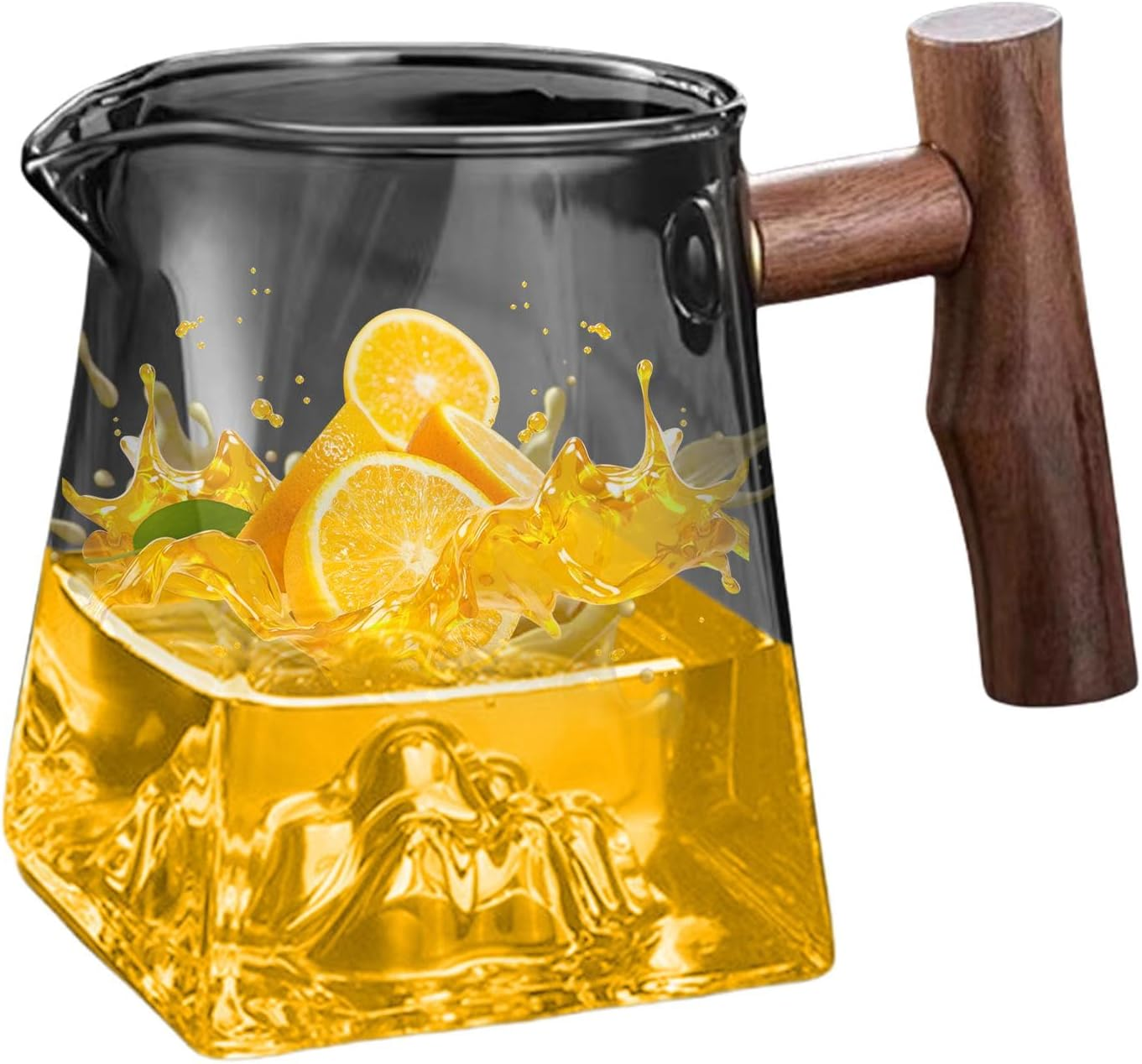 Glass Teapot, Glass Coffee Pot - Espresso Container with Handle | Heat Insulating Coffee Machine Replacement, 330Ml Pour over Coffee Mug for Travel and Camping Use image number 3