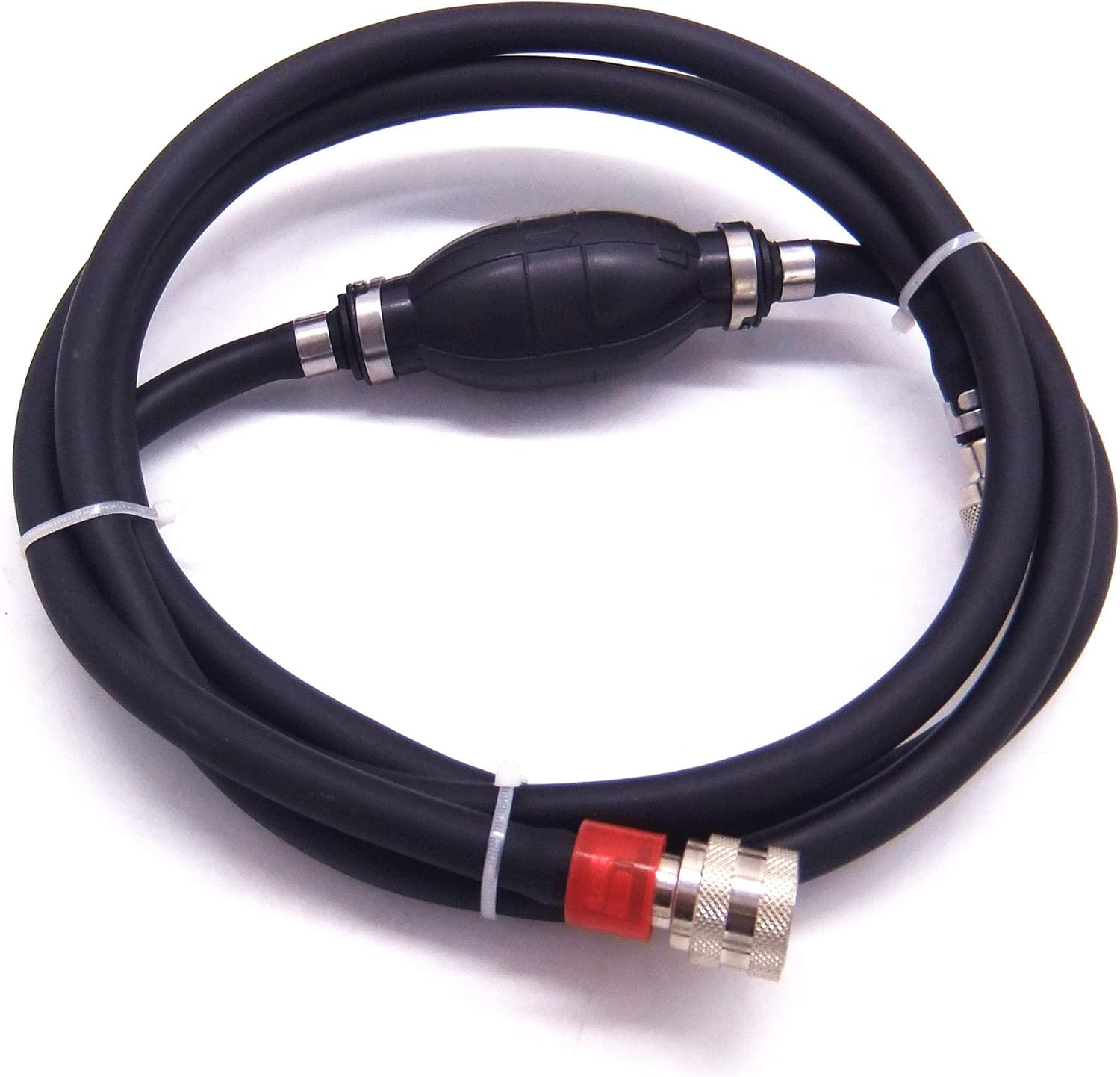 Southmarine 3B7-70200-3 3B7-70200-4 3B7702003 3B7702004 383-70200-0 383702000M 345-70200-0 345702000M Fuel Hose Assy with Primer Bulb for Tohatsu & for Nissan Outboard M NS MD 5-90HP 7.93FT image number 2