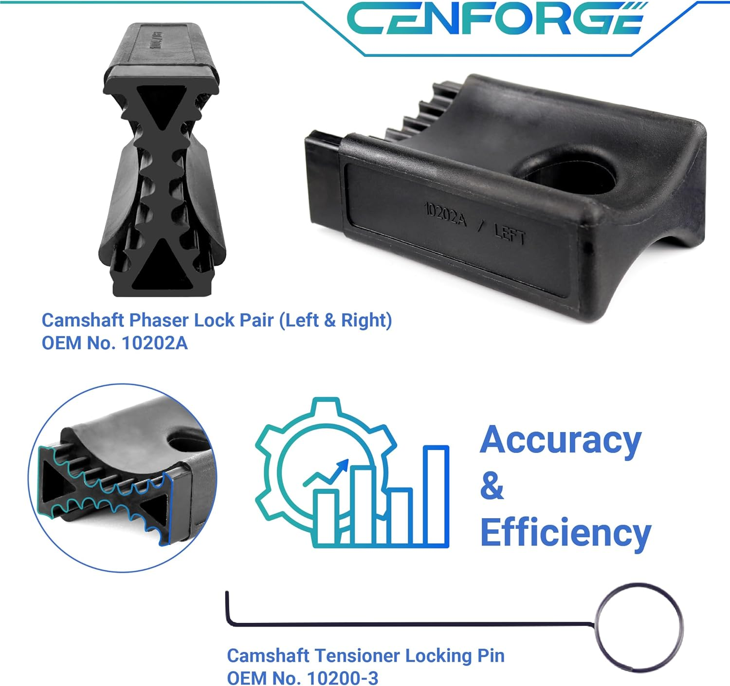 3.6 Pentastar Timing Tool Kit, 3.6L Camshaft Phaser Timing Chain Lock Tool Set Compatible with 2011 to 2019 Chrysler Dodge Jeep Ram, Replace 10200A 10202 10369A image number 5