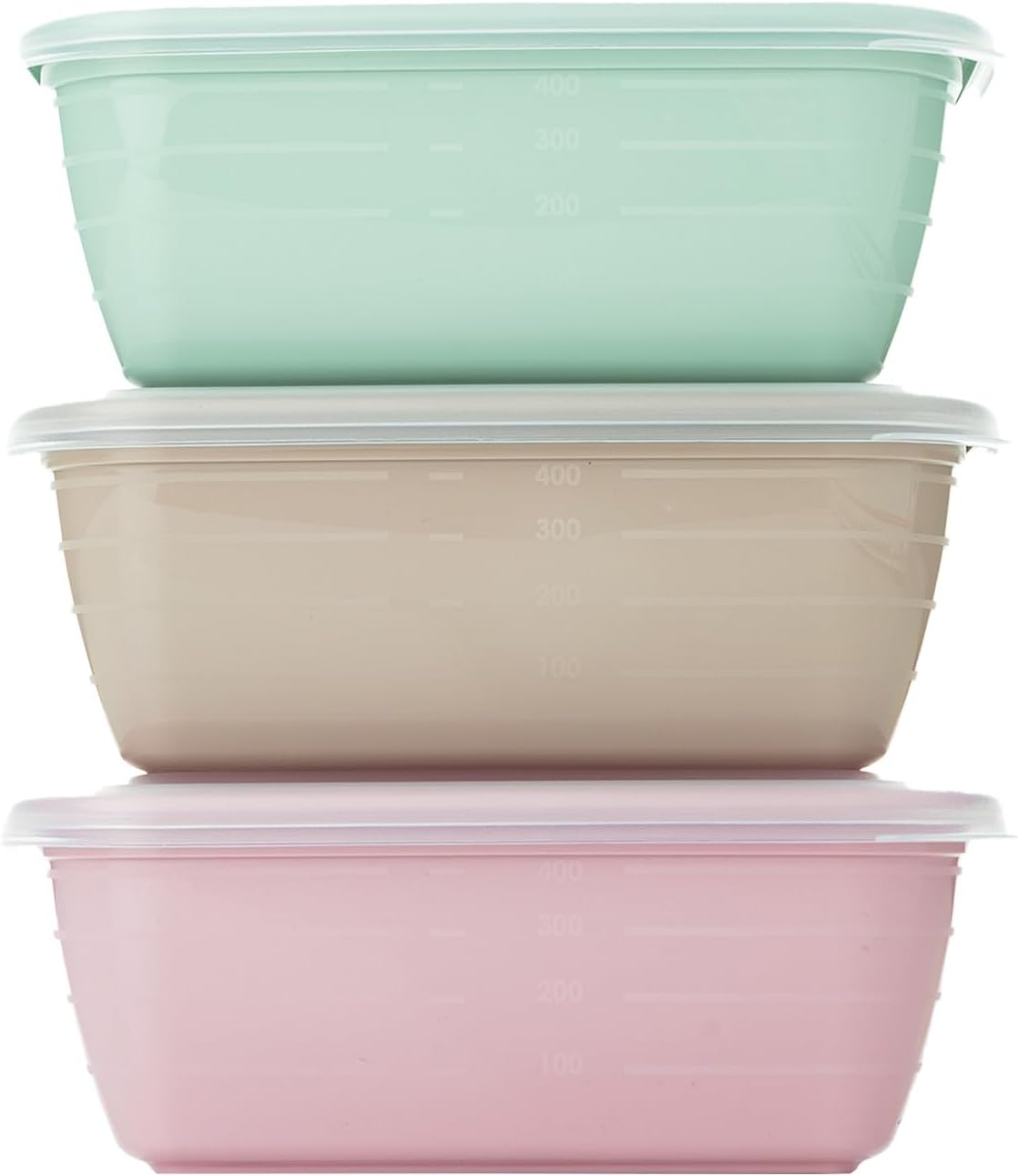 QILZO Pack of 12 Food Containers 500Ml Plastic BPA Free Microwave Safe Dishwasher Safe Freezer Container with Lid Reusable Container image number 2