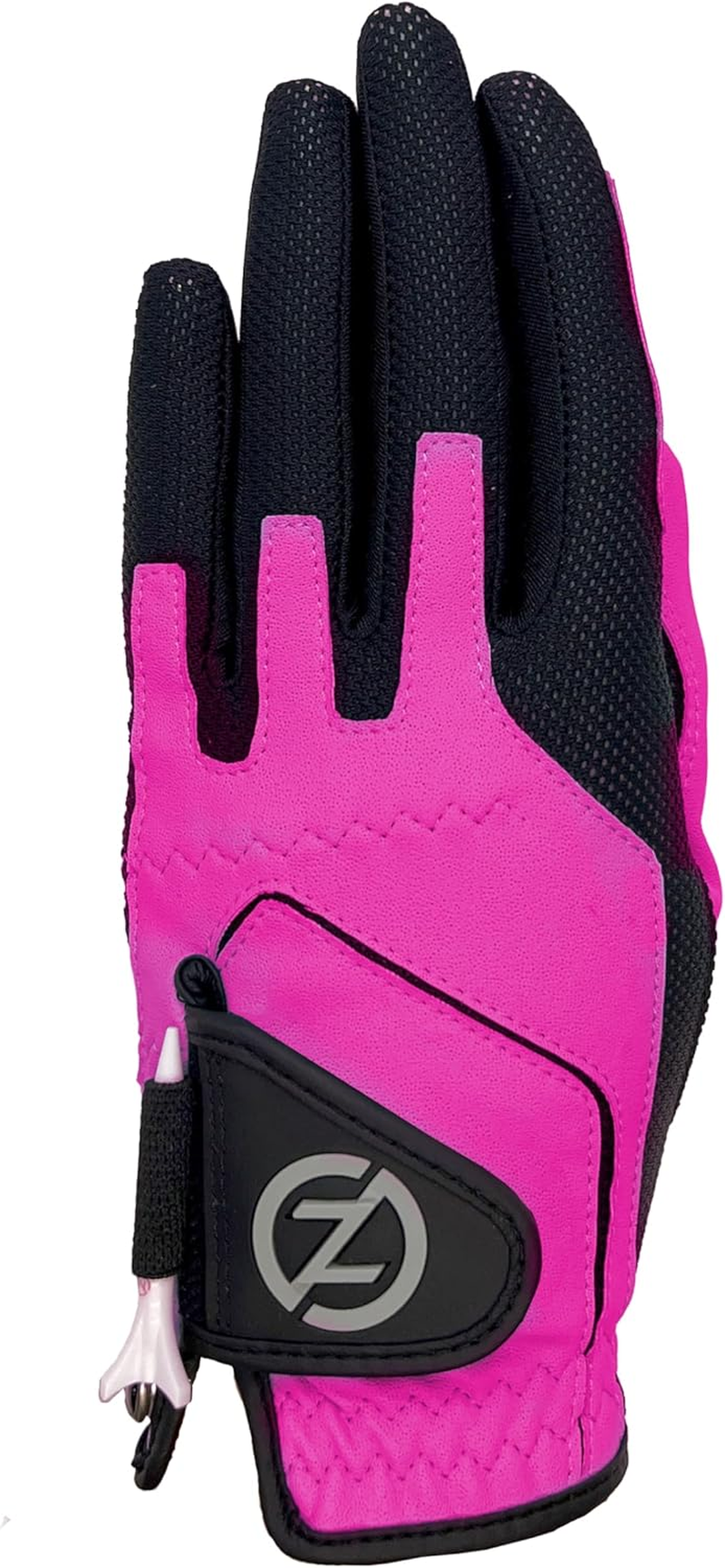 Zero Friction Junior Compression-Fit Synthetic Golf Gloves, Universal Fit One Size