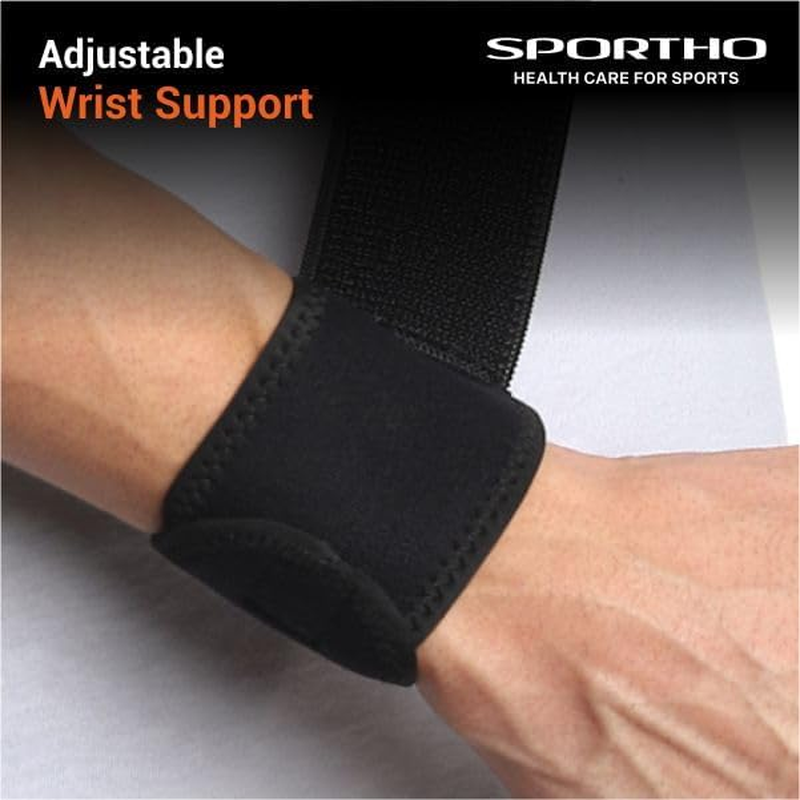 Nivia Weight Lifting Wrist Support (Black, Free Size - Adjustable with Velcro) | Material - Neoprene | Pain Relief, Gym, Sports, Exercise, Workout, Cycling image number 1
