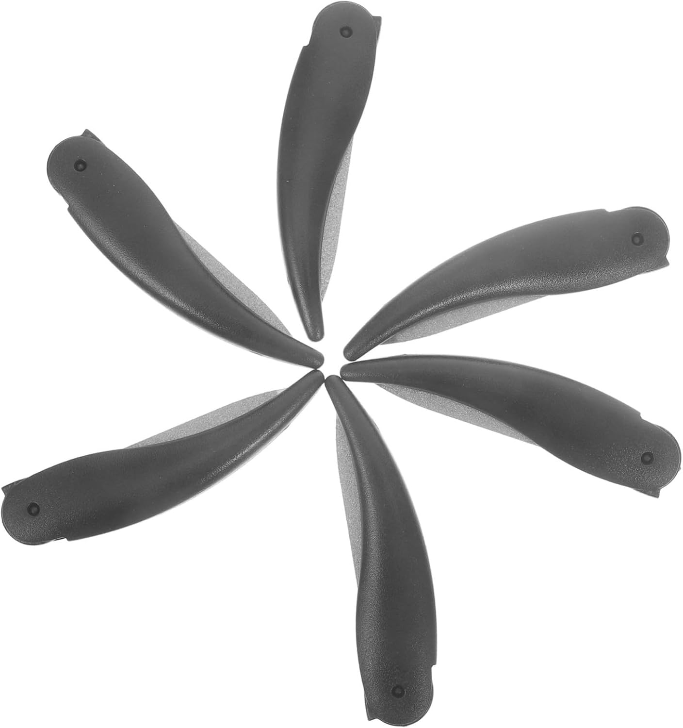 NULYLU 6Pcs Double Sided Nail Files Ox Horn Nail File Polishing Strips Accessories for Women image number 5