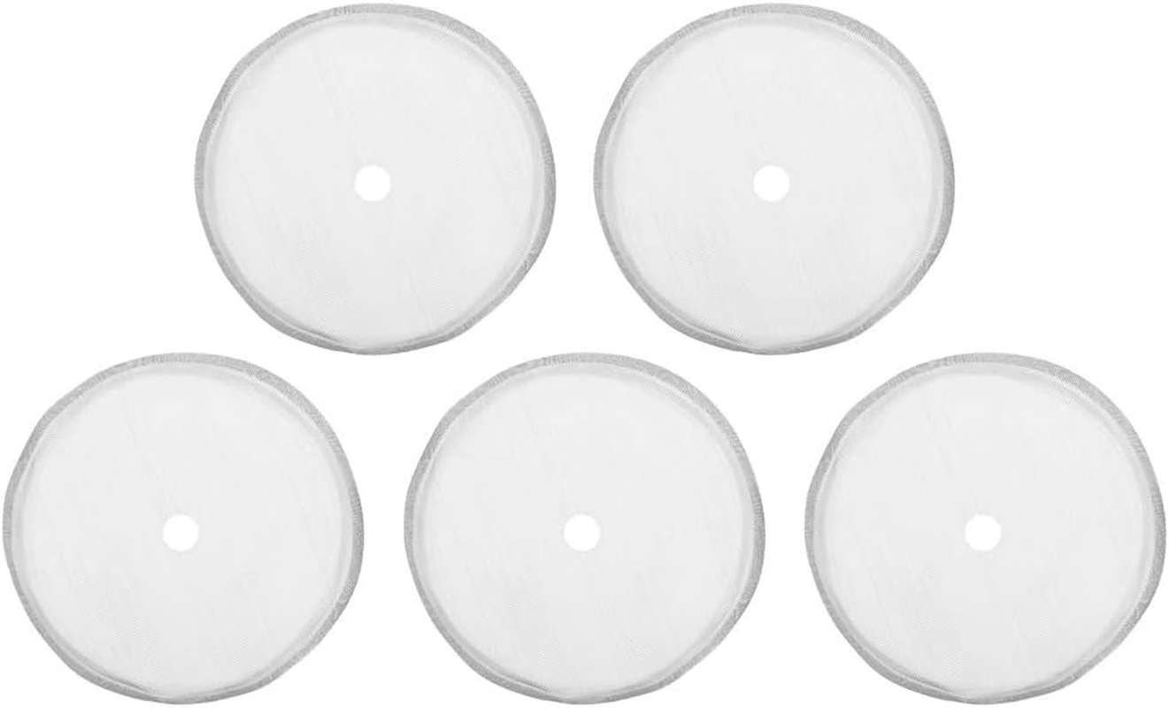 5Pcs 80 Mesh French Press Filter Stainless Steel Filter Screen Replacement for 350Ml French Press Coffee Maker image number 1