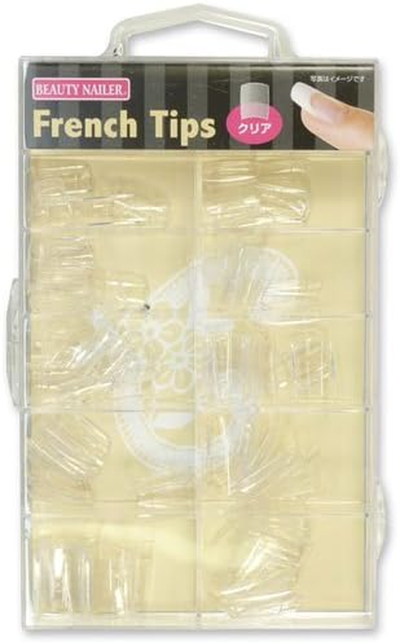 Beauty Nailer FT-1N 100P French Chips, Assorted, Clear