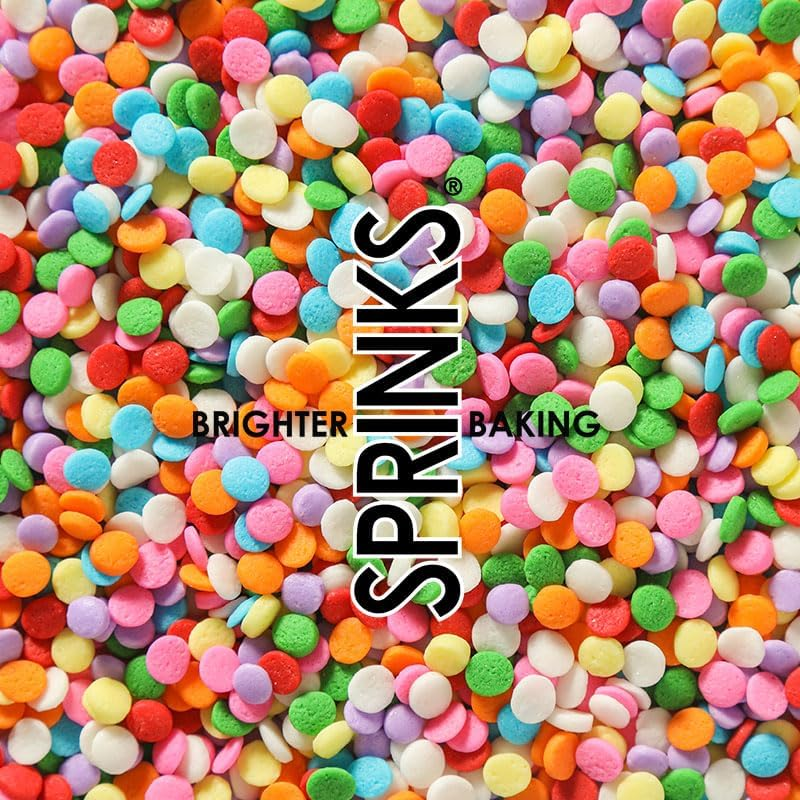 Sprinks Mixed Confetti Sprinkles 60G - Cake Sprinkles | Edible Cake Decorations | Confetti Sprinkles | Rainbow Sprinkles | Cake Decorating Sprinkles | Sprinks Confetti for Cakes image number 2