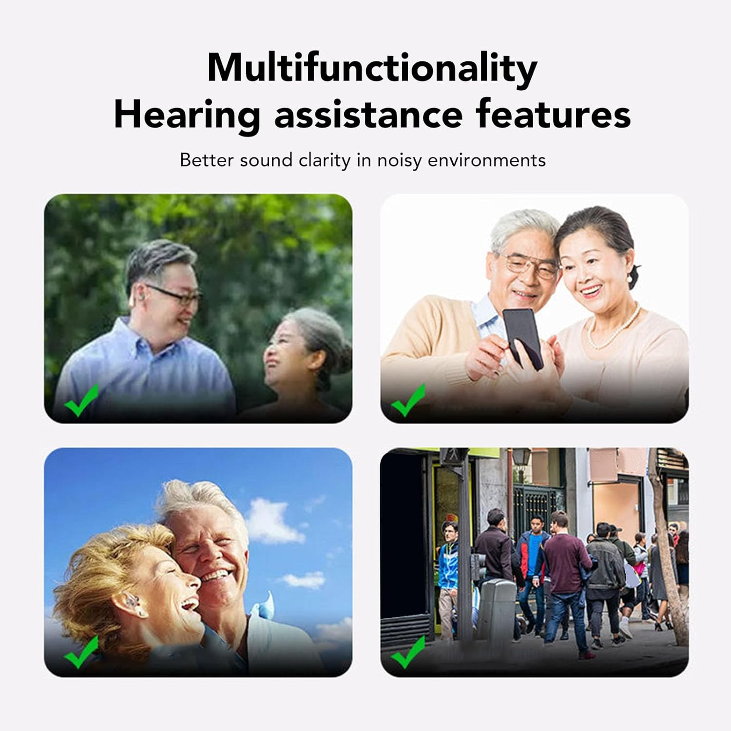 MENDUNER Neckband Bluetooth Headphones, Wireless Bluetooth 5.2 Headphones with Cleaning Tool, Feature Assistive Hearing Capabilities for Sports/Running/Gym/Travel image number 4