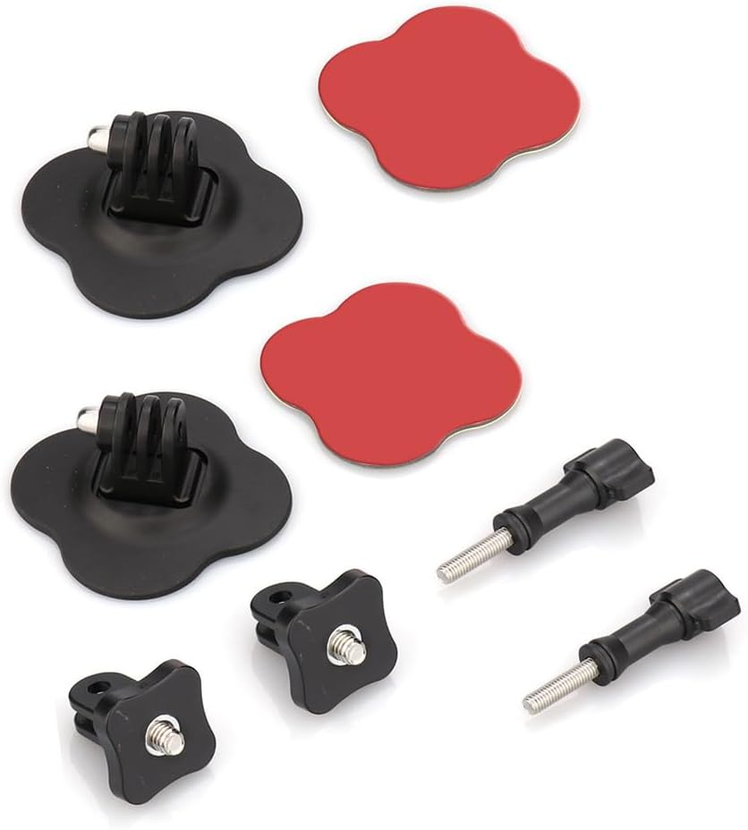Flexible Adhesive Mount Kit Compatible with Gopro Hero 13 12 11 10 9 8 7 Black Insta360 and Most Action Cameras image number 2