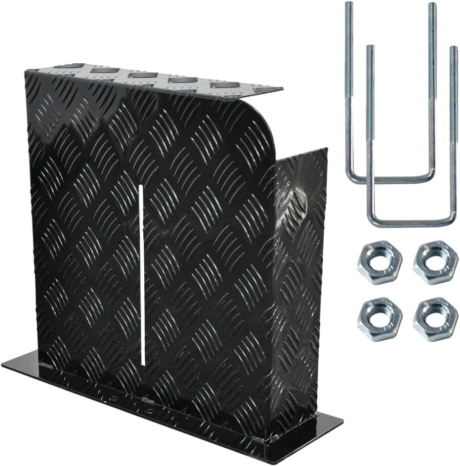 Base Mount Aluminium Diesel Heater Fuel Tank Cover Black/Silver Left/Right (BASE-M TANK COVER L-S) image number 3