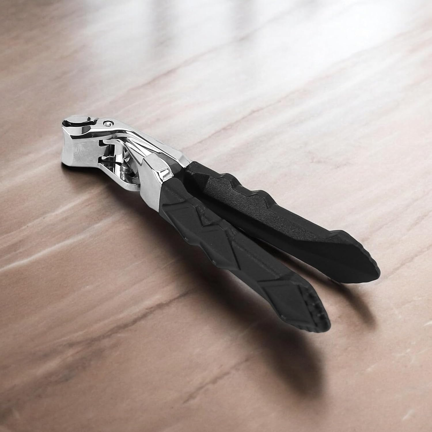 Pro Nail Clippers for Seniors with Thick Toenails - Long Handled Ergonomic Design for Fingernails and Toenails - Proclip Wide Jaw Opening with Large Angled Head image number 1