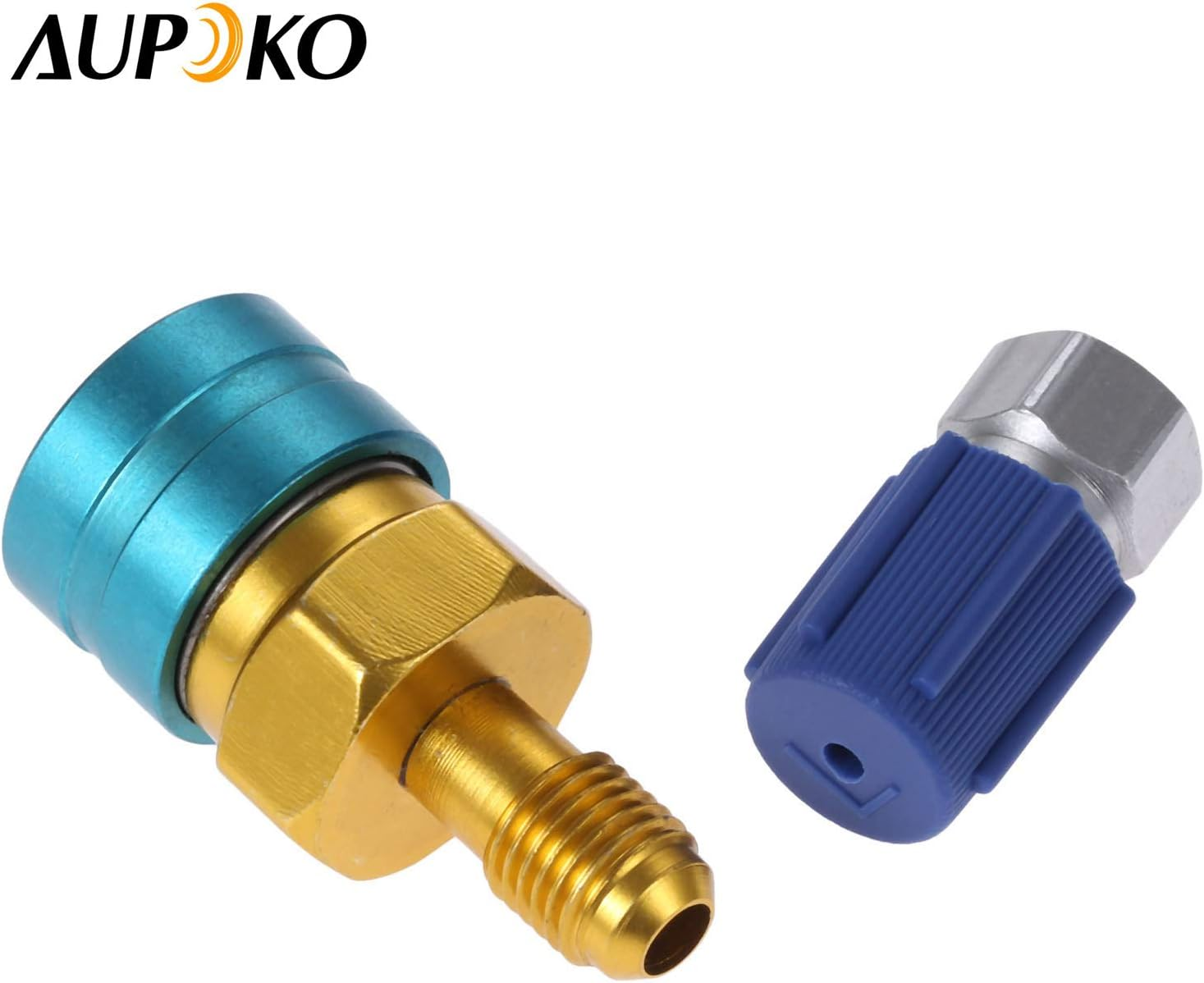 R1234YF to R134A Low Side Quick Coupler, R12 to R134A Hose Adapter Fitting Connector for Car Air-Conditioning AC Charging image number 1