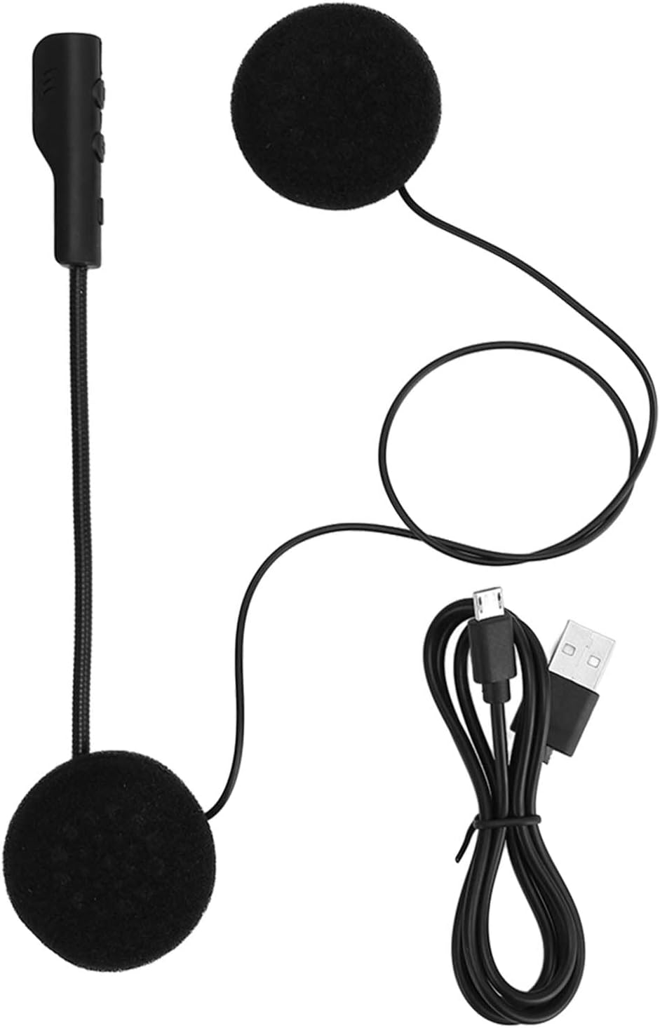 Annadue Motorcycle Helmet Bluetooth Headset, Motorcycle Headset Bluetooth 5.0 Headphones with Stereo Sound Hands-Free Car Answer Motorcycle Helmet Speaker for Sports Cycling Riding Skiing