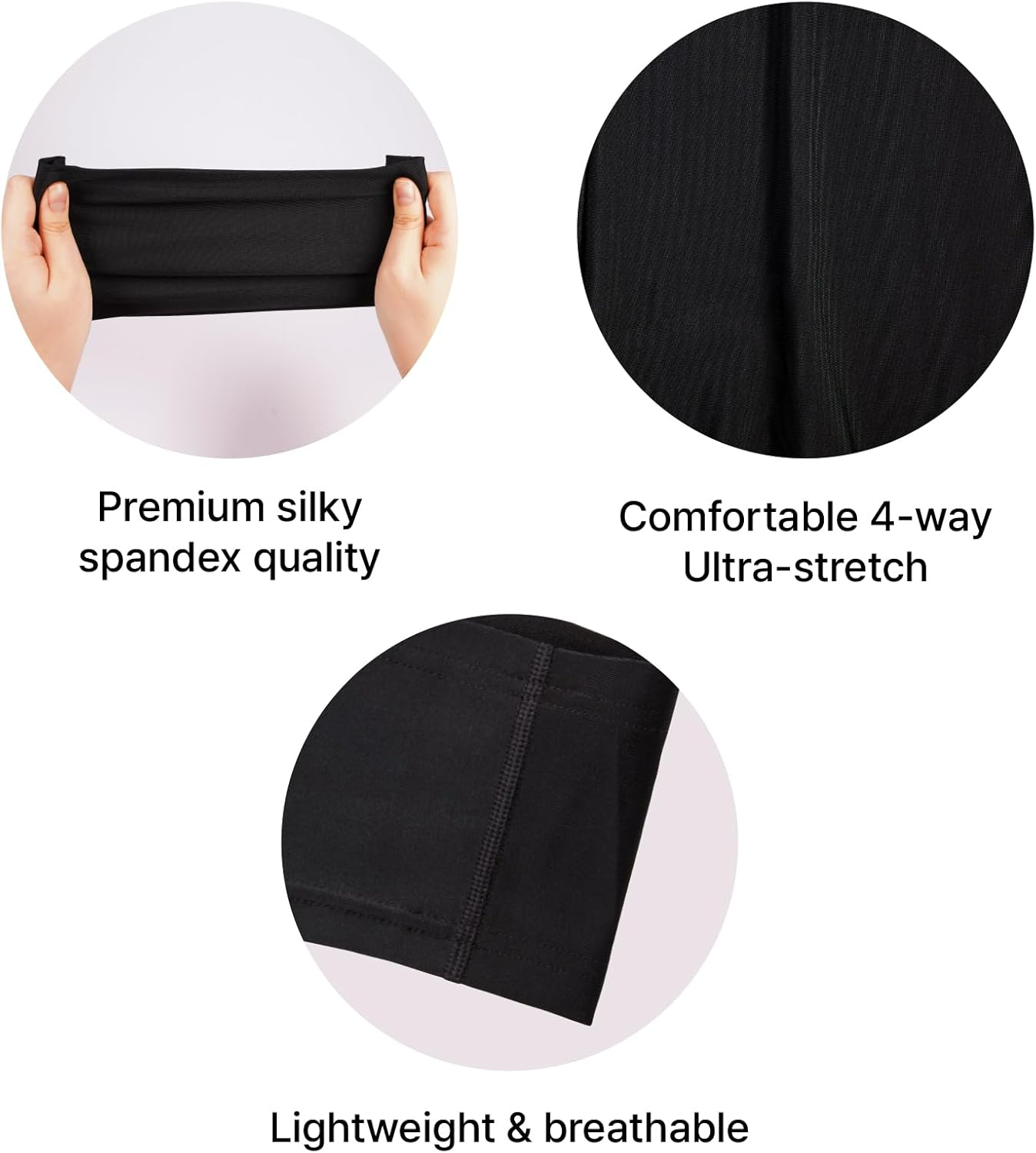 Red by Kiss Dreadlock Band, Premium Silky Spandex, Lightweight & Stretchable, Extra-Wide for Comprehensive Coverage, Hair Protection for Active Lifestyle, Avoid Breakage image number 2