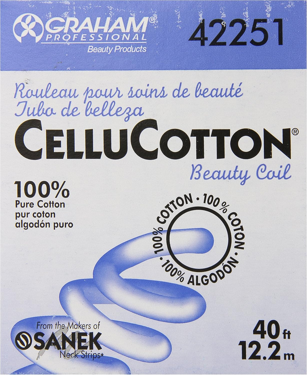 Graham Cellucotton Beauty Coil, 40 Feet