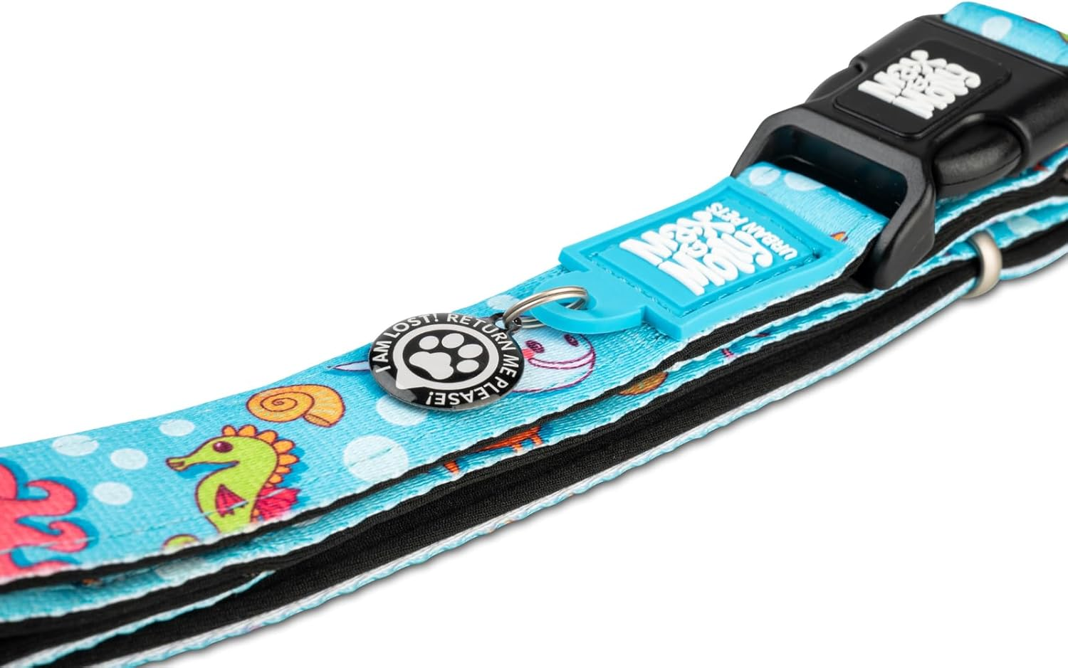 Max & Molly Smart ID Dog Collar - Blue Ocean - X-Small image number 3