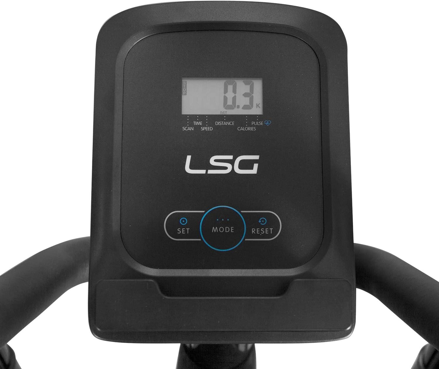 LSG CTG-300 Reversable Motion Cross Trainer with 8 Levels of Variable Manual Resistance, LCD Display with Full Workout Data, Pulse Sensors, Silent Belt Drive & Heavy-Duty Magnetic Resistance Flywheel image number 4