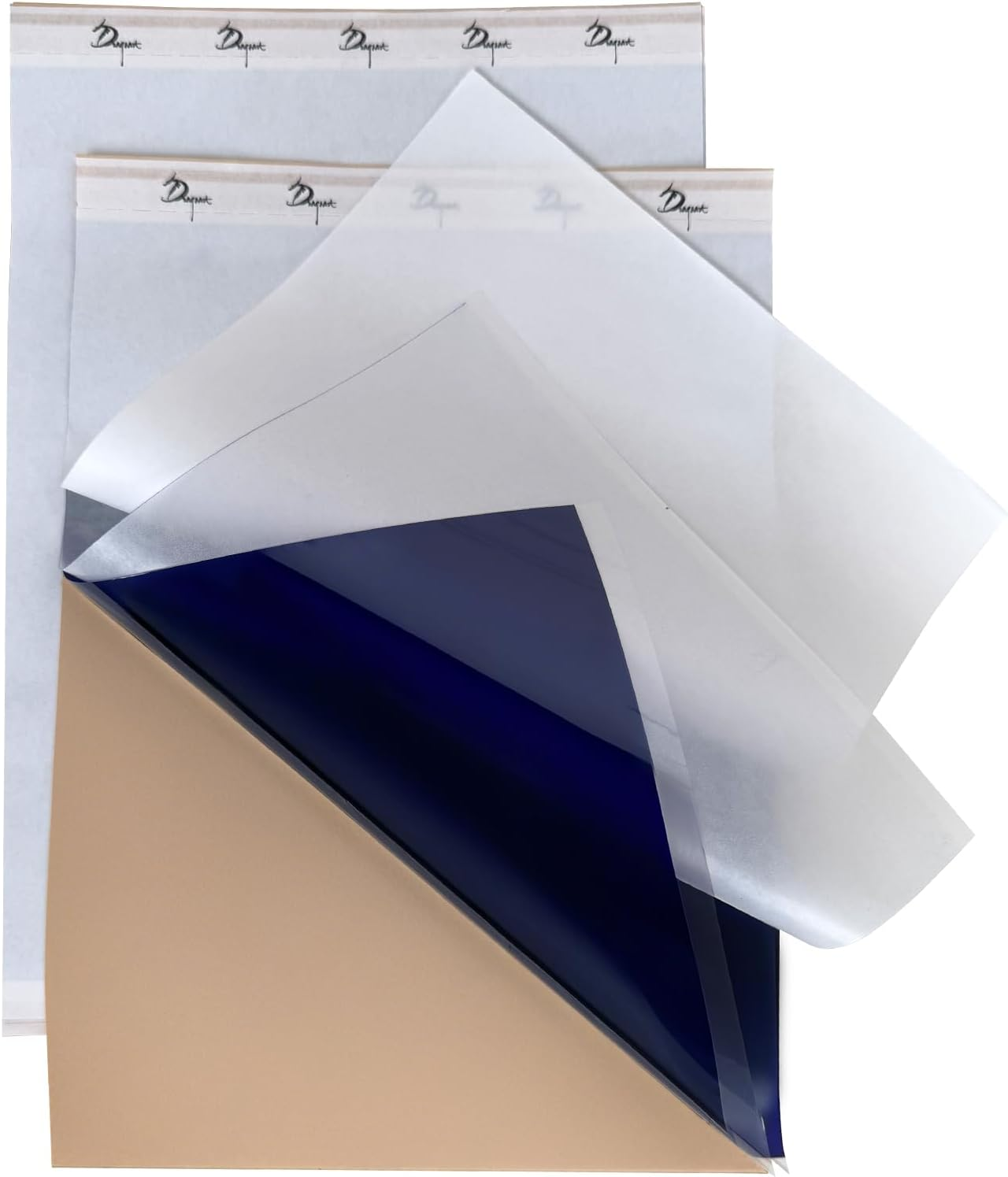 NEWYES 100 Sheets Tattoo Transfer Paper, Tattoo Stencil Paper for Tattooing A4 Size & 4 Layers Thermal Transfer Paper for Tattoo Printer DIY image number 2