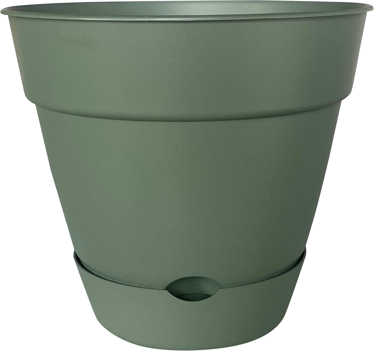 Northcote Pottery Leonard Self-Watering Pot, 31 X 27 Cm Size, Green - Sage image number 4