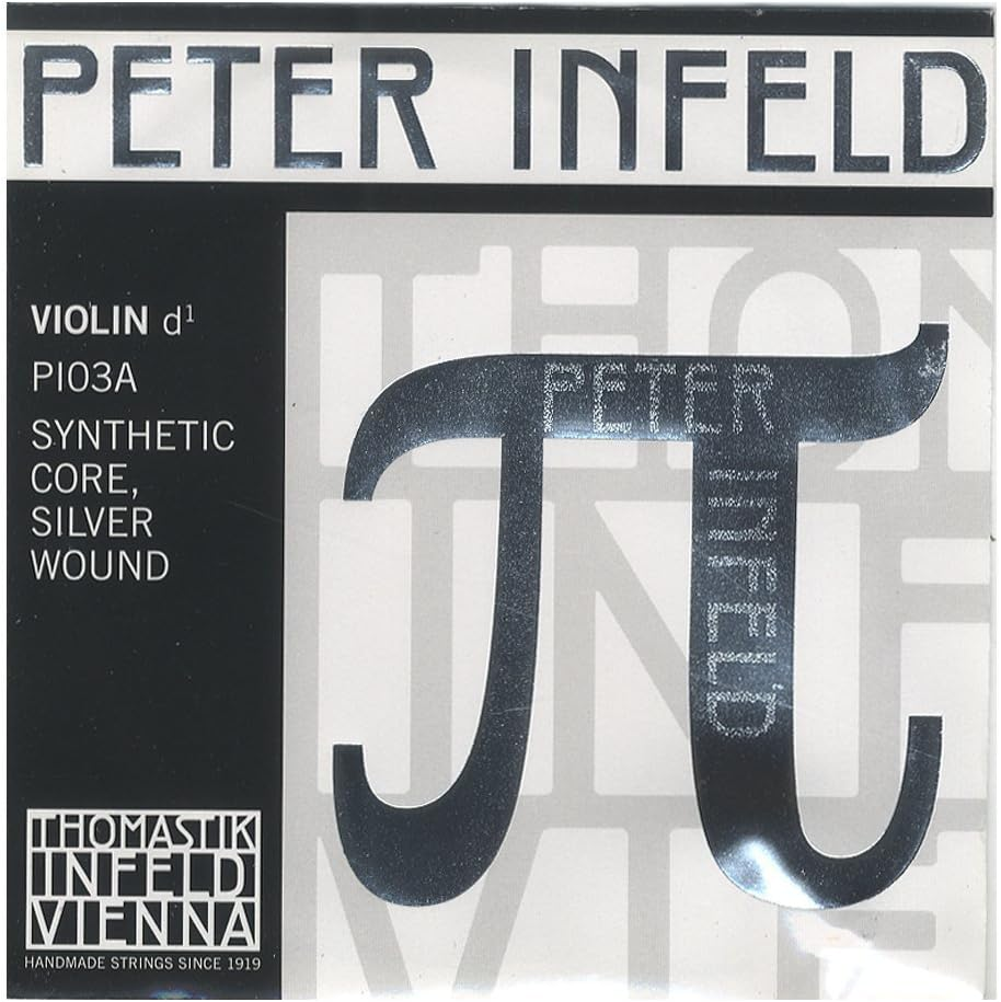 Thomastik 634526 Violin Strings Synthetic Core Peter Infeld Set 4/4 E Tin image number 3