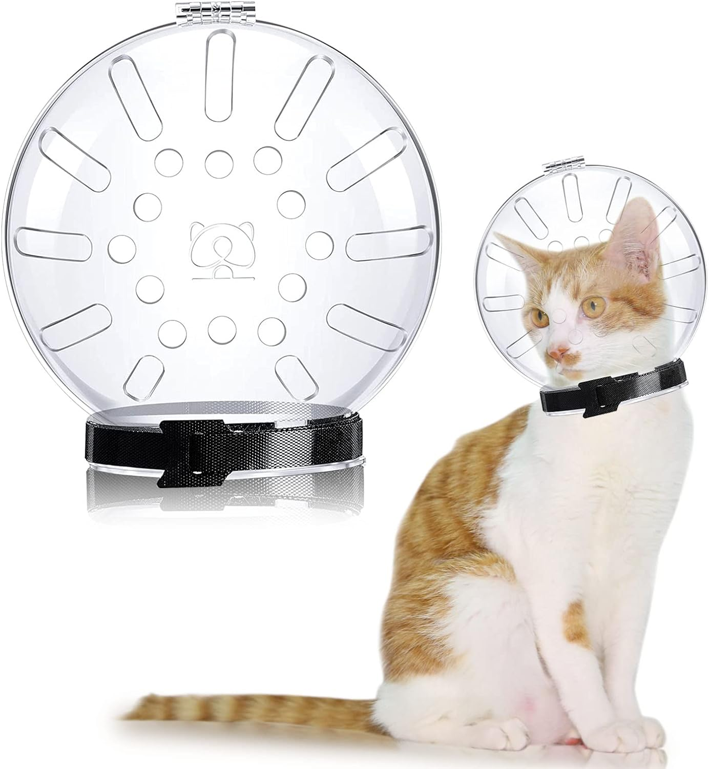 Upgraded Cat Muzzle for Grooming - Mouth Cover, Adjustable Hood, Anti-Bite Helmet for Bathing, Taking Injections, Trimming Nails image number 6