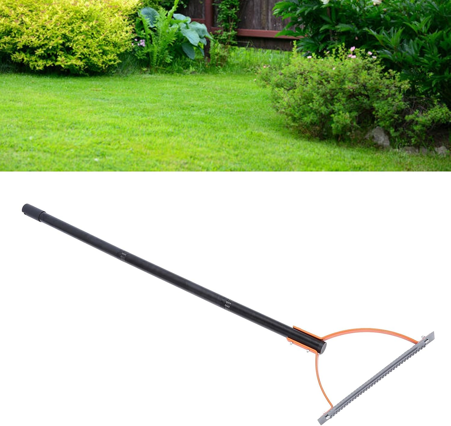 Weed Grass Cutter with Double Edged Blade, Steel Manual Grass Whiprass Whip, Long Handle Weed Whacker, Manual Weeders, Weeds Cutting Hand Tool for Garden, Yard, Field, Ditches (3 image number 3